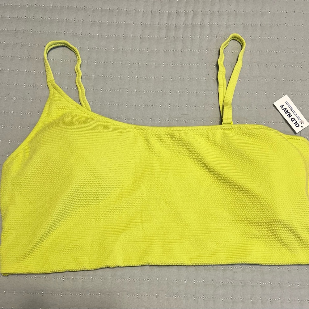 Old Navy Bright Yellow Bikini Top